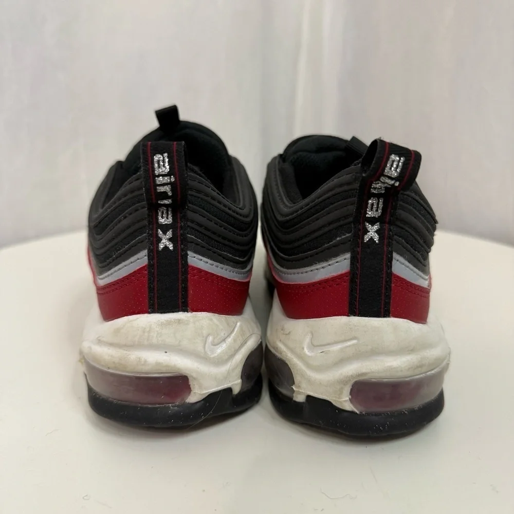 NIKE Air Max 97 SE GS 'Black Varsity Red' - Picture 5 of 13